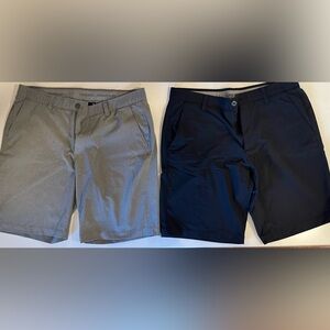 Under Armour Men's Gray and Black Golf Shorts Size 38 10” 2 for $10!